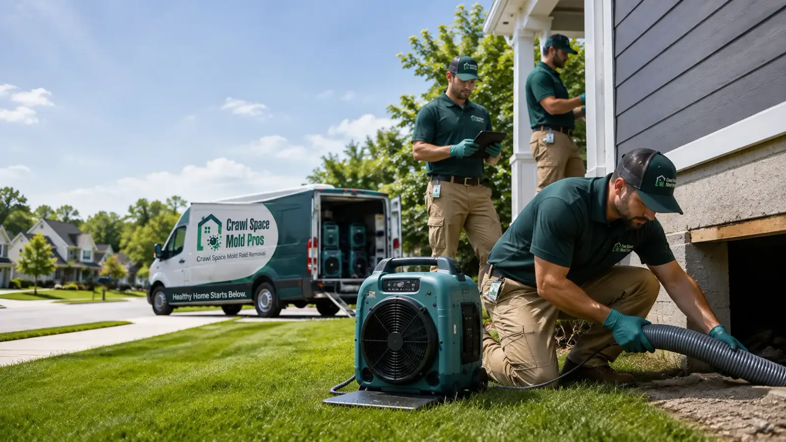 Crawl Space Mold Removal in Lockport, KY